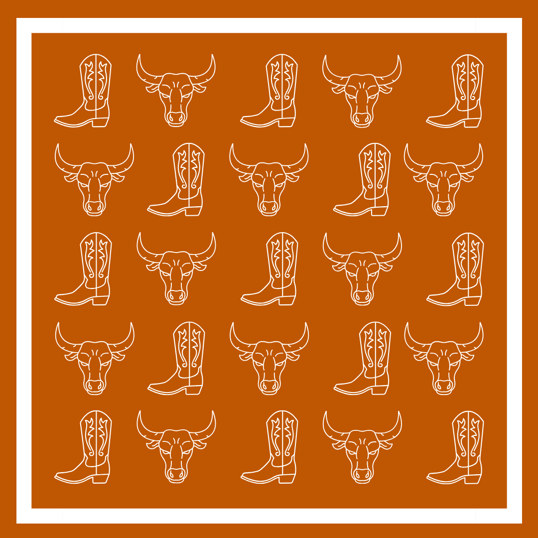 Texas Bandana Gameday Scarf