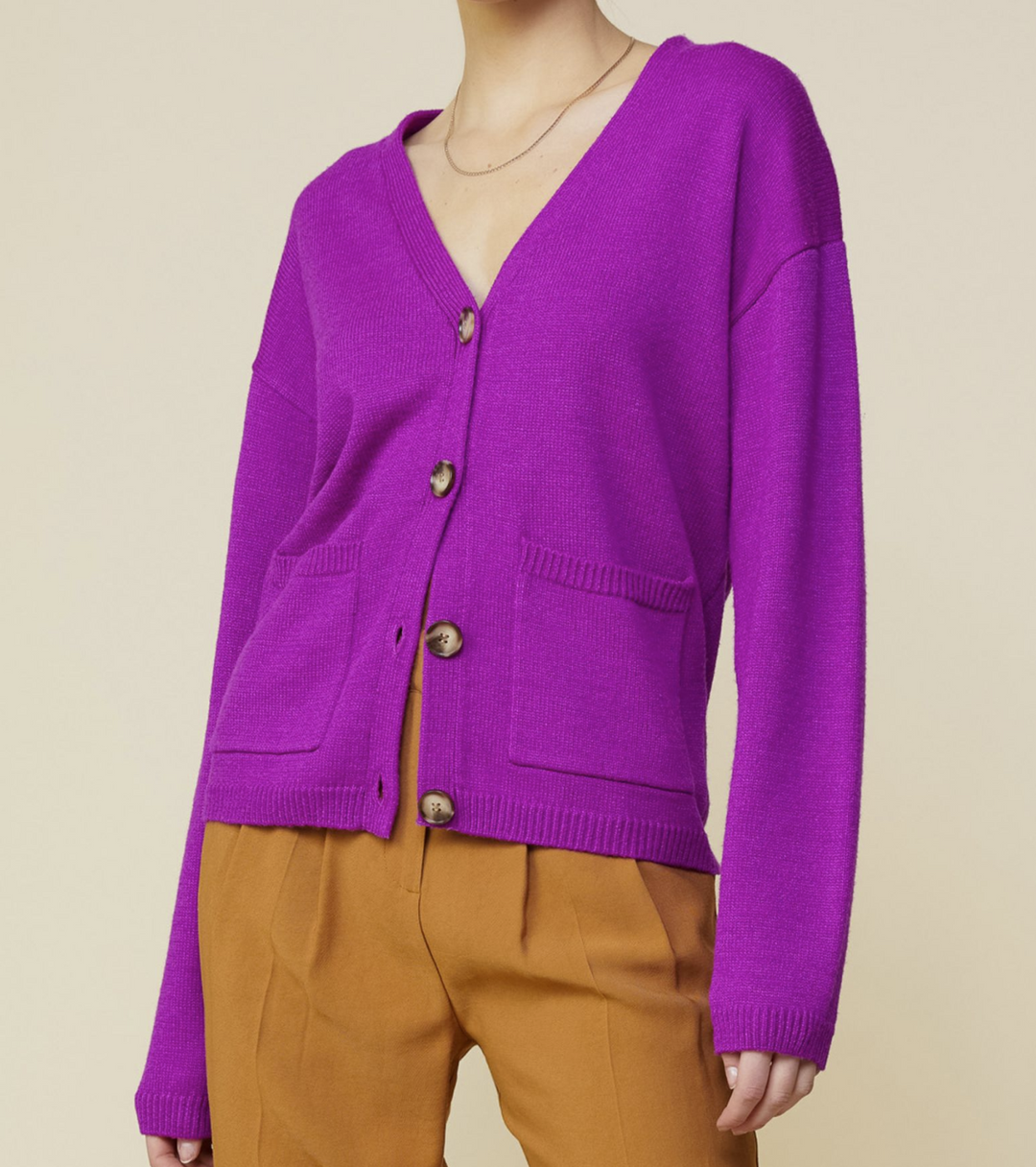 Parker Cardigan Orchid