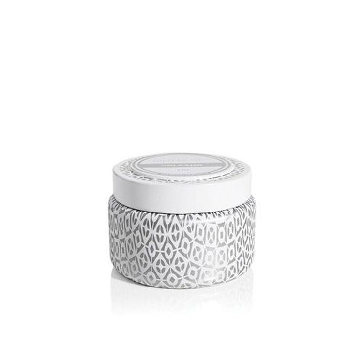 Capri Blue Volcano Travel Tin White