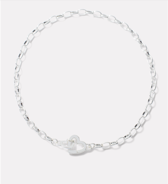 Gorjana Parker Mini Heart Bracelet - Silver