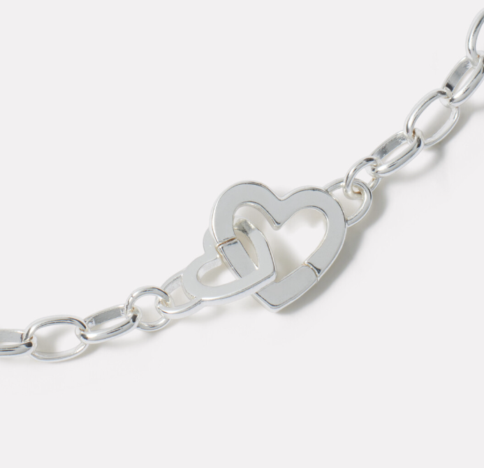 Gorjana Parker Mini Heart Bracelet - Silver