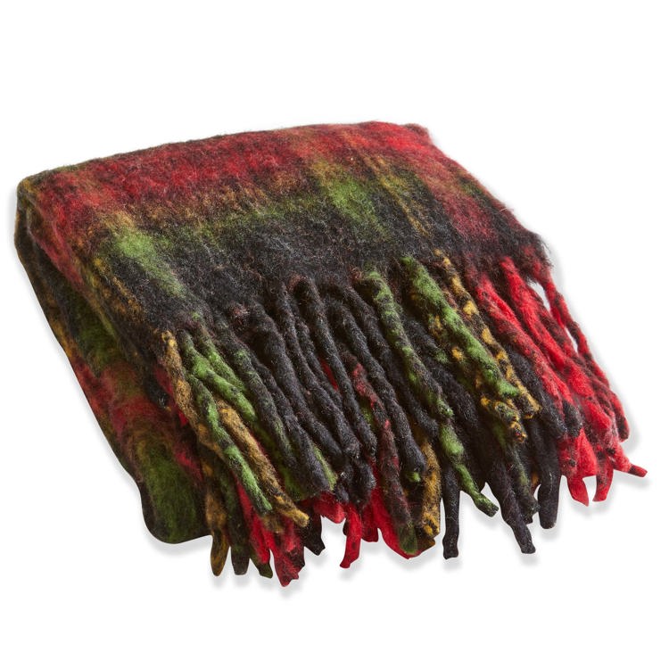 Wooly Plaid Throw
