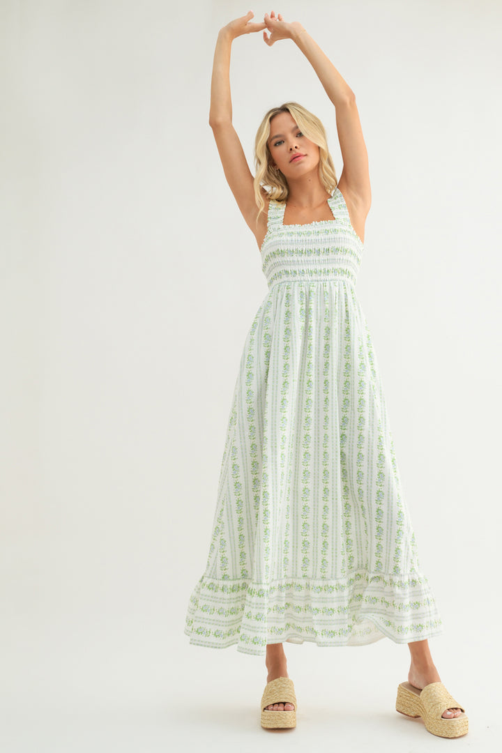 Floral Print Midi Dress