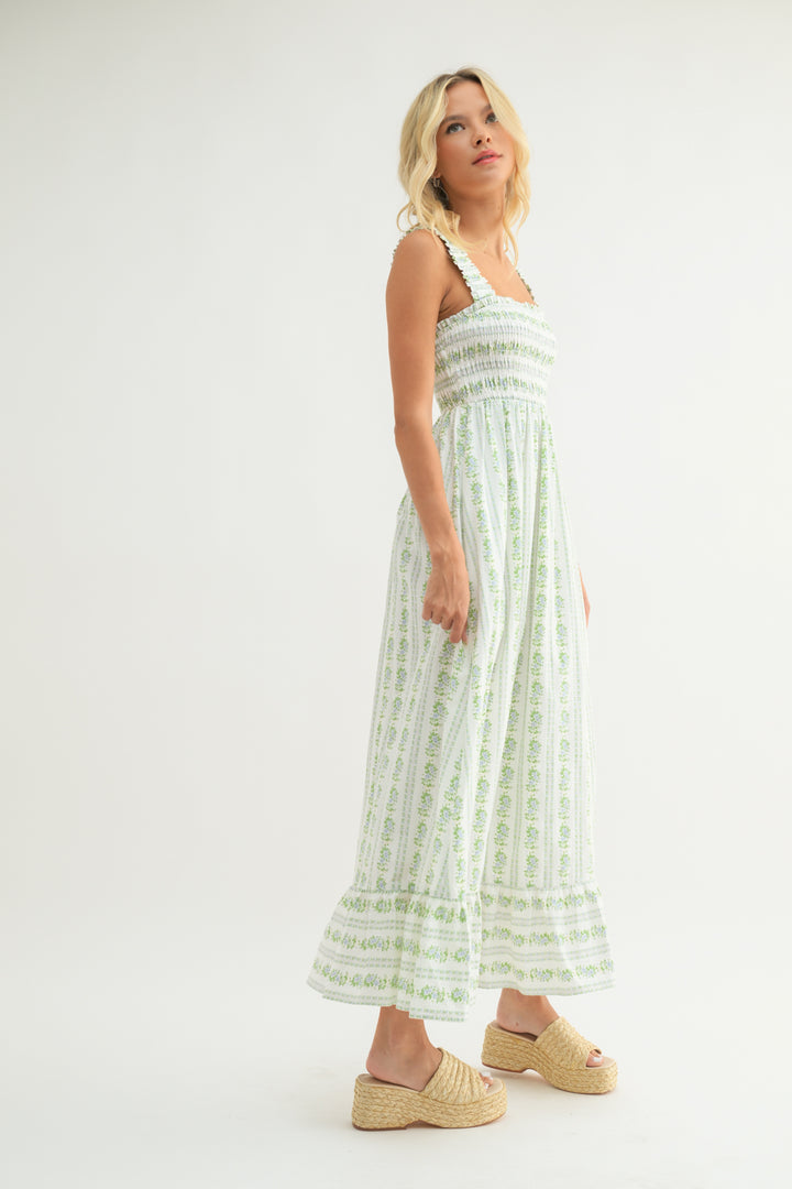 Floral Print Midi Dress
