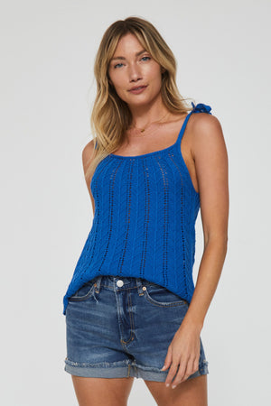 Karina Tank Top - Colbalt Blue