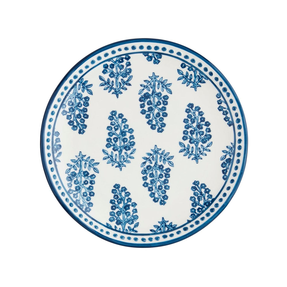Block Print Salad Plate