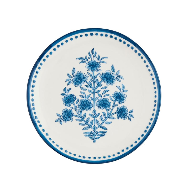 Block Print Salad Plate