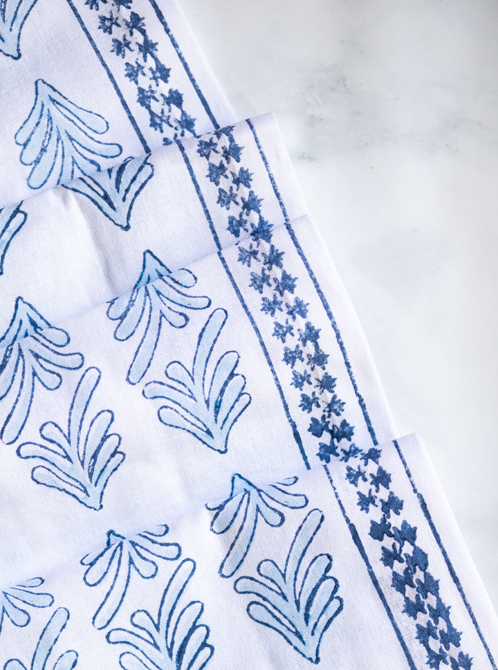 Table Runner - Palmetto, Uniform Blue & Navy: 18" x 90"