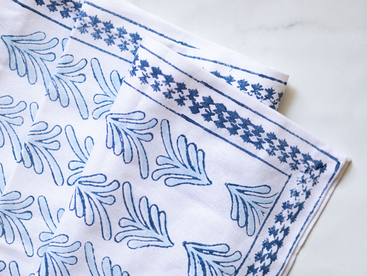 Table Runner - Palmetto, Uniform Blue & Navy: 18" x 90"