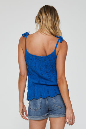 Karina Tank Top - Colbalt Blue
