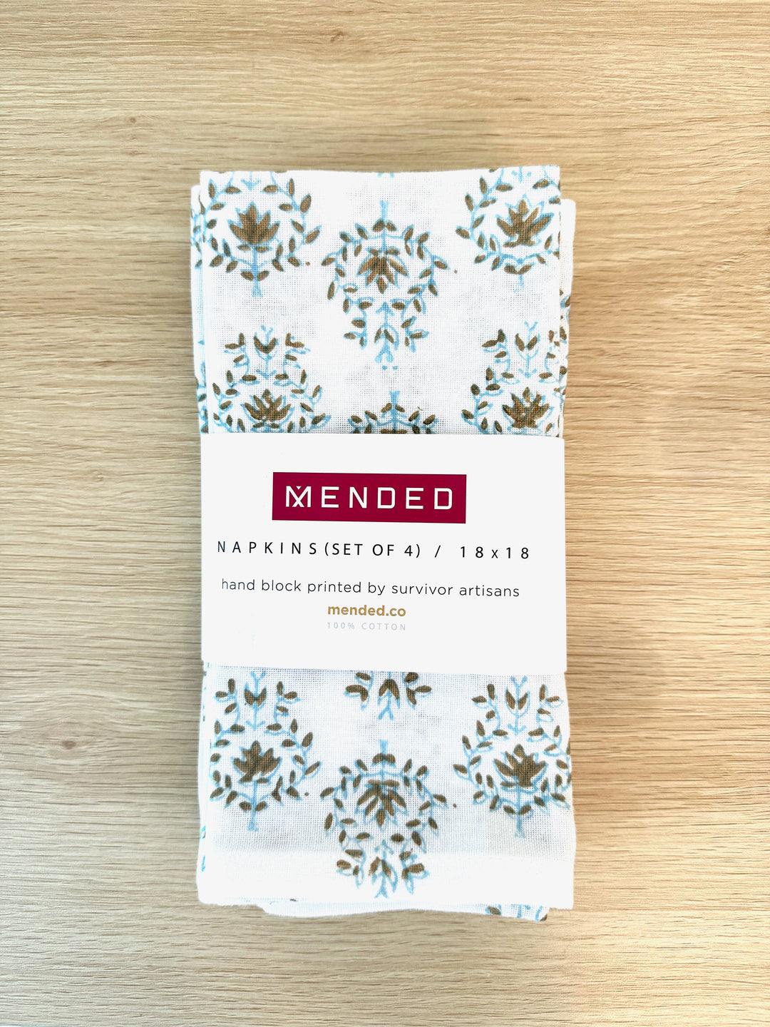 Dinner Napkins (set of 4) - Lotus, Saltwater & Cocoa