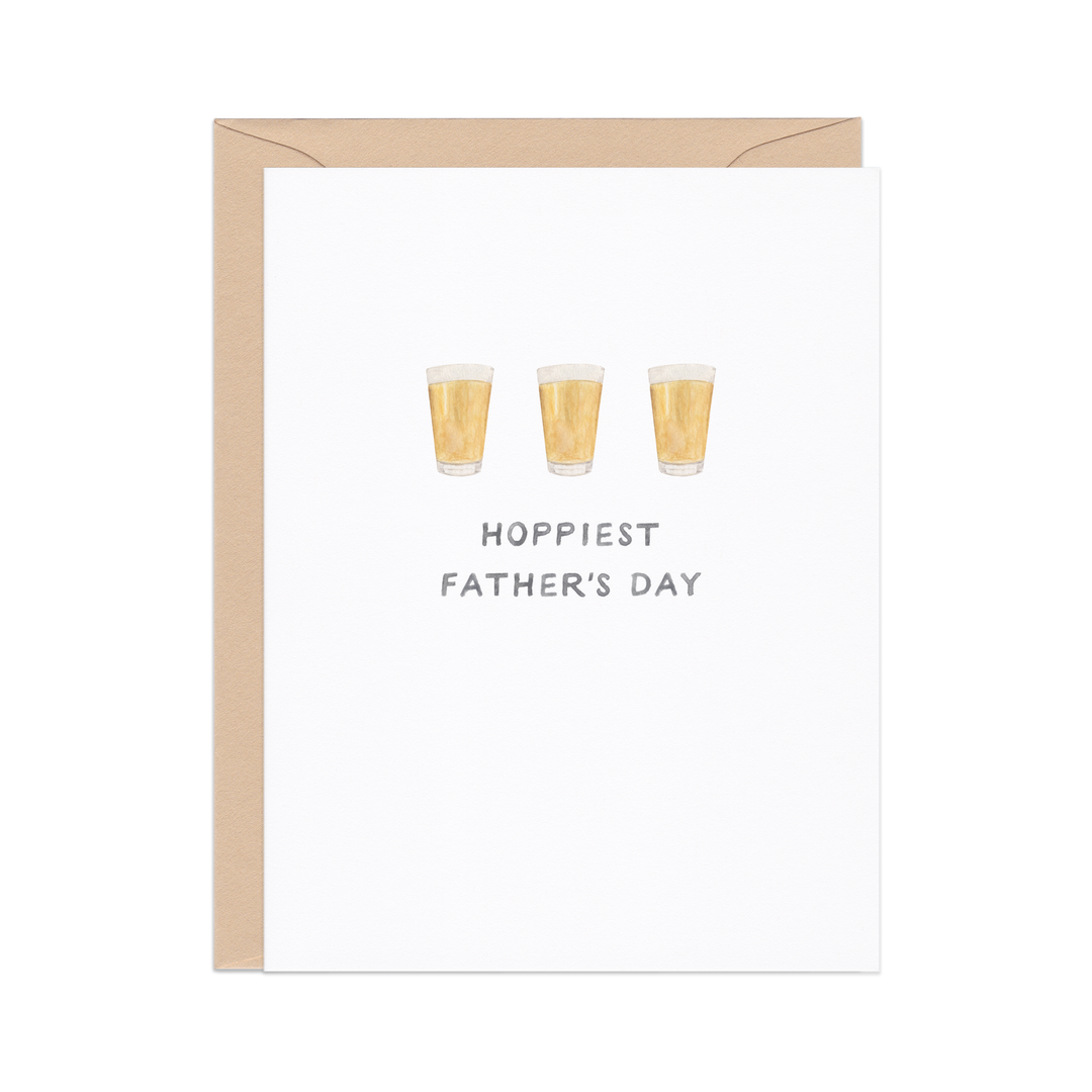 Hoppiest Dad — Beer Pun Father's Day Card