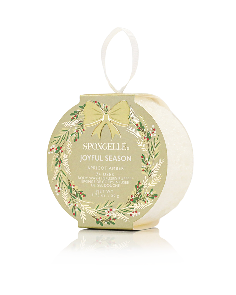 Spongellé 'Joyful Season' product packaging on a white background