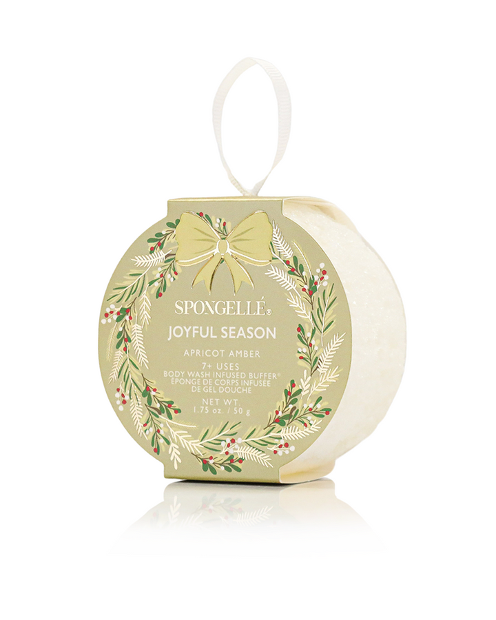 Spongellé 'Joyful Season' product packaging on a white background