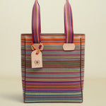 Consuela Ale Chica Tote striped woven print