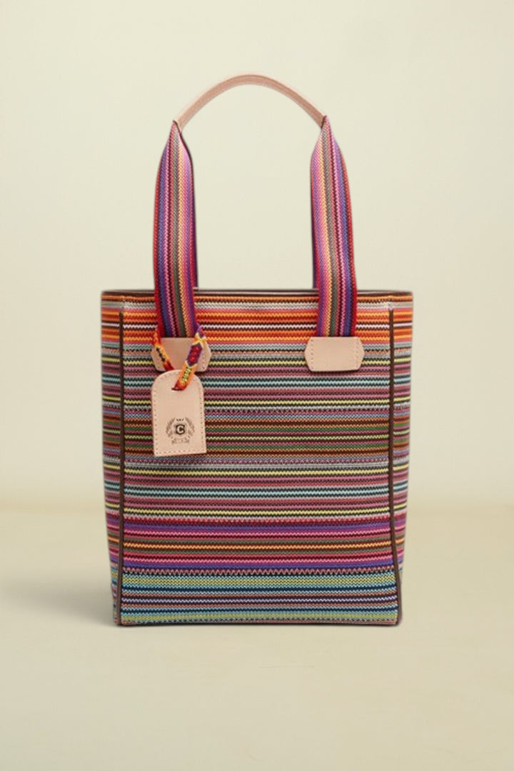 Consuela Ale Chica Tote striped woven print