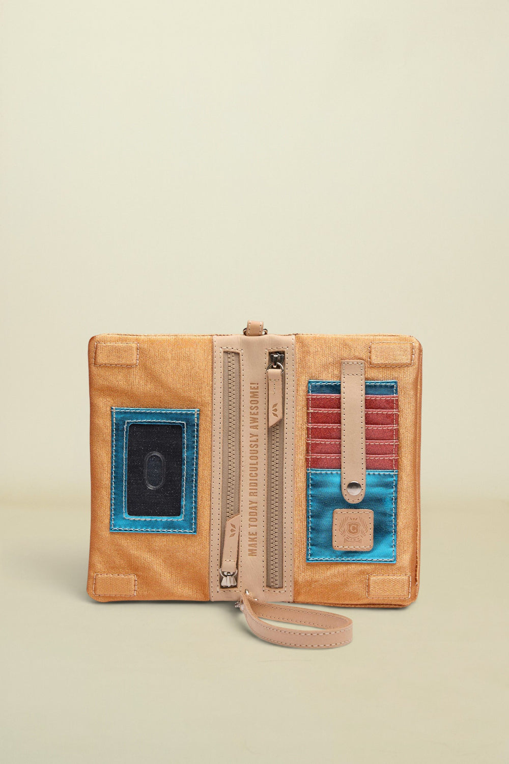 Consuela Bronzed Uptown Crossbody interior