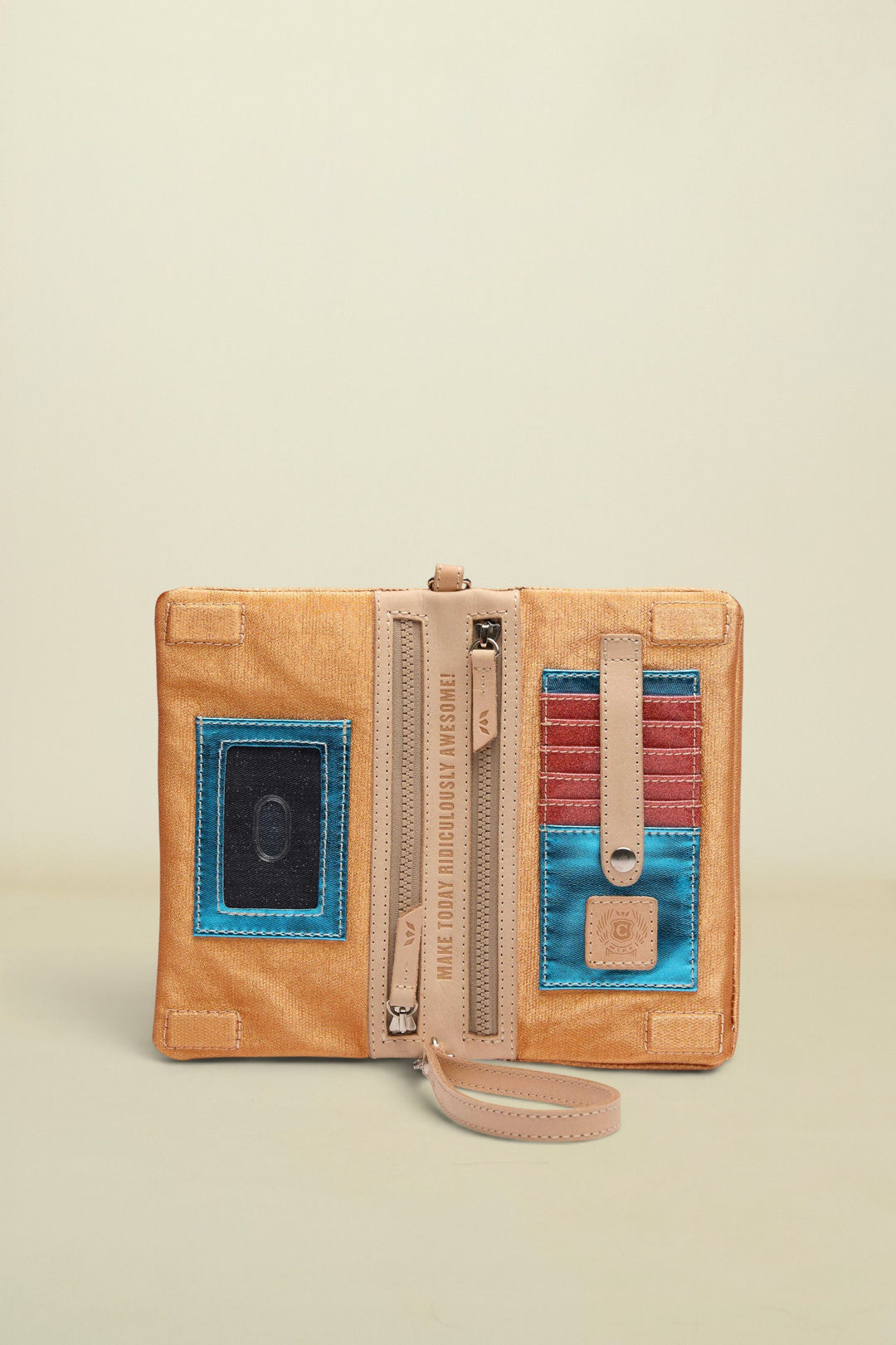 Consuela Bronzed Uptown Crossbody interior