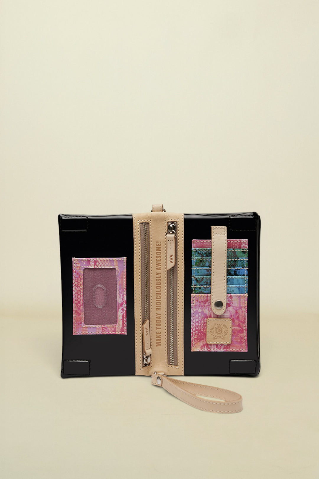 Consuela Rita Uptown Crossbody interior view with credit card slots
