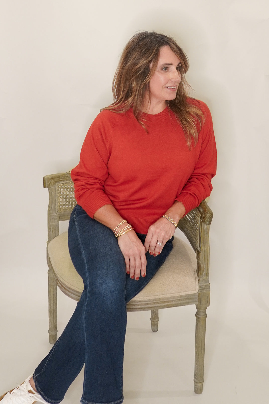 Maritza Sweater - Pomegranite