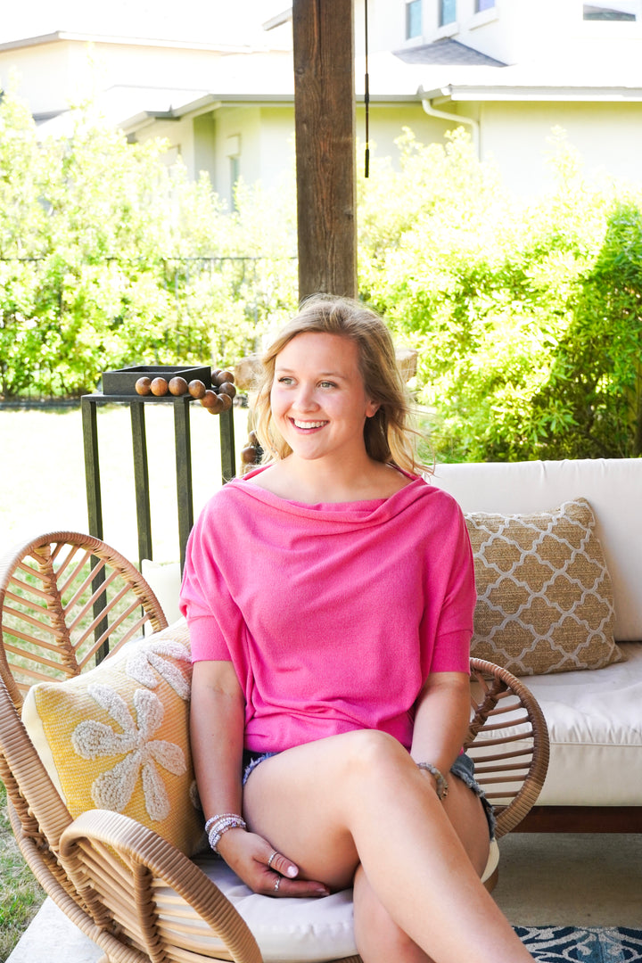 Anywhere Top - Punch Pink
