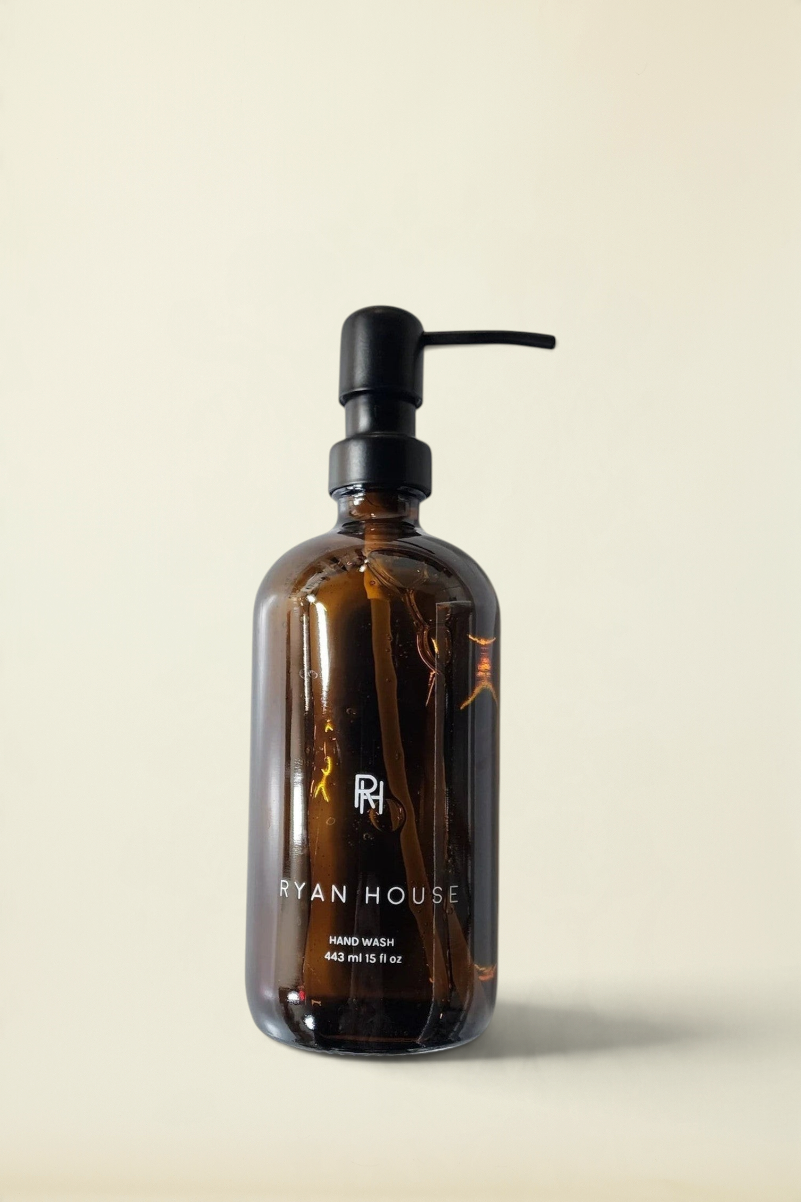 Desert Flower Hand Soap  bottle on neutral background