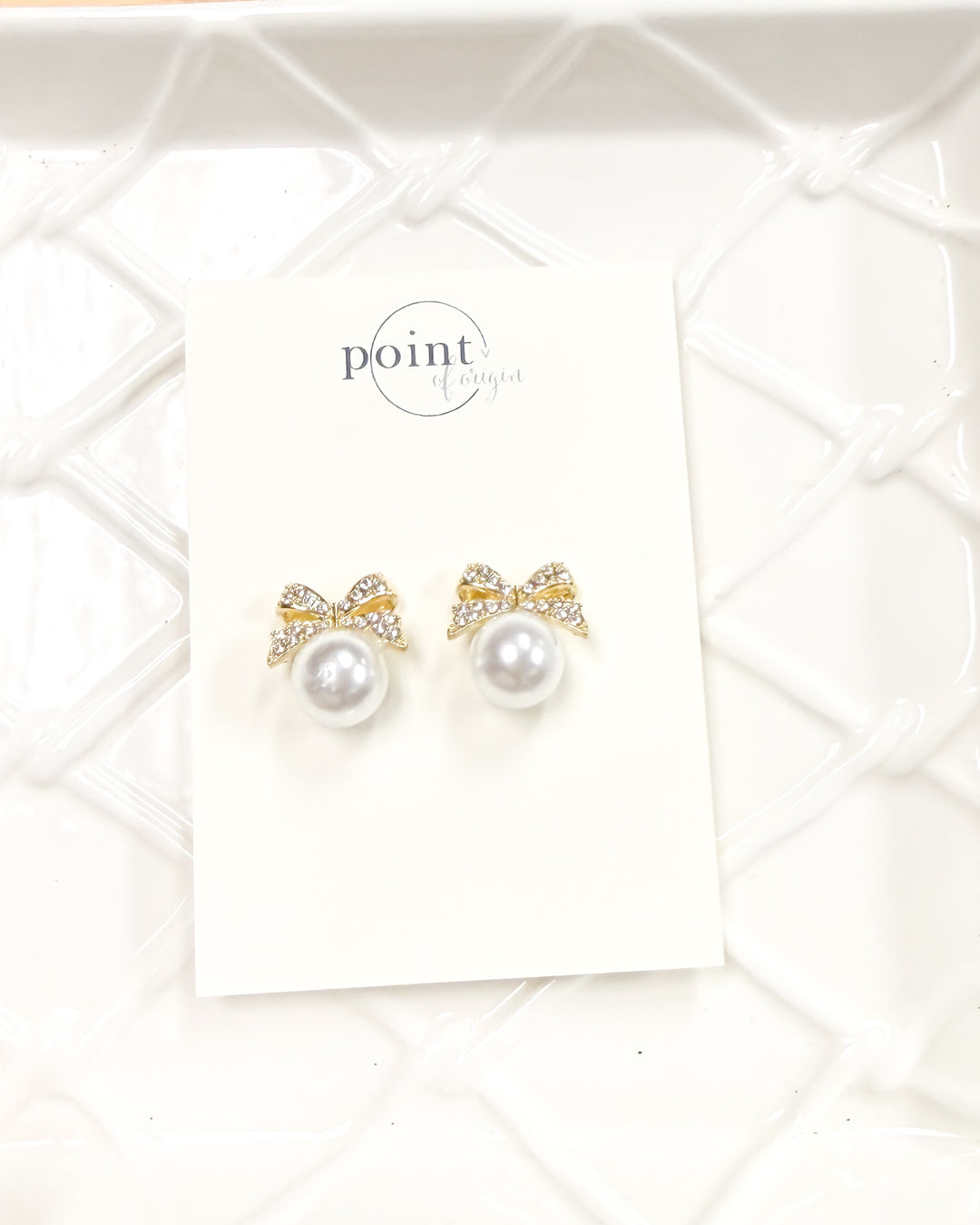 collette bow earrings
