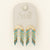 Chromacolor Miyuki Rainbow Fringe Earring - Turquiose/Gold