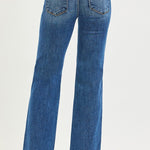 Blue jeans on a white background