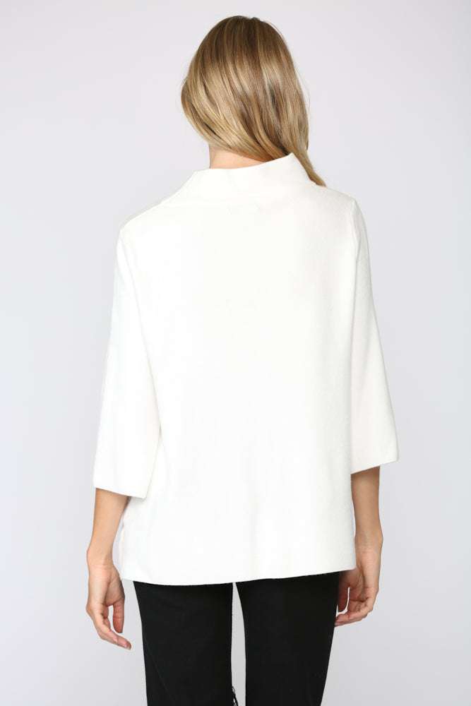 Fate Mock Neck Sweater - Ivory