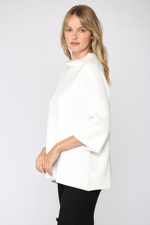 Fate Mock Neck Sweater - Ivory