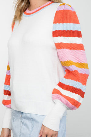 Spring into Stripes Sweater