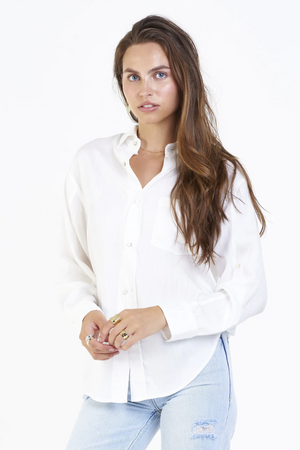 Lola Buttondown - White