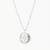 Gorjana Compass Coin Necklace (Silver)