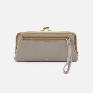 Hobo Cora Large Frame Wallet in Taupe