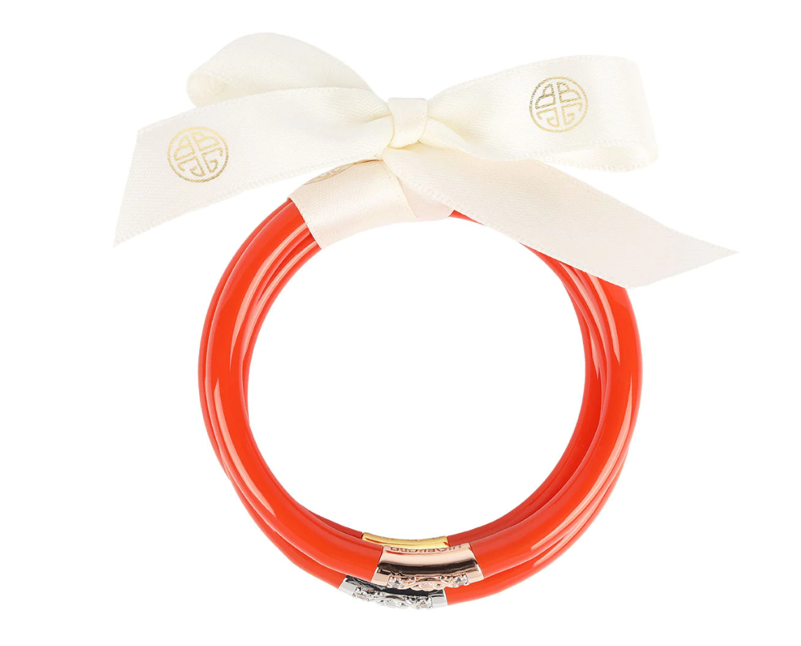 BuDhaGirl Coral Three Kings All Weather Bangles