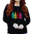Festive Trees Sweater Black 