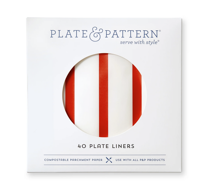 Go Team Red Pre-formed Plate Liners