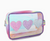 Clear Glazed Hearts Pouch