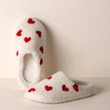 Hearts Slippers 
