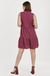 Helena Dress Purple Wine