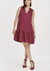 Helena Dress Purple Wine