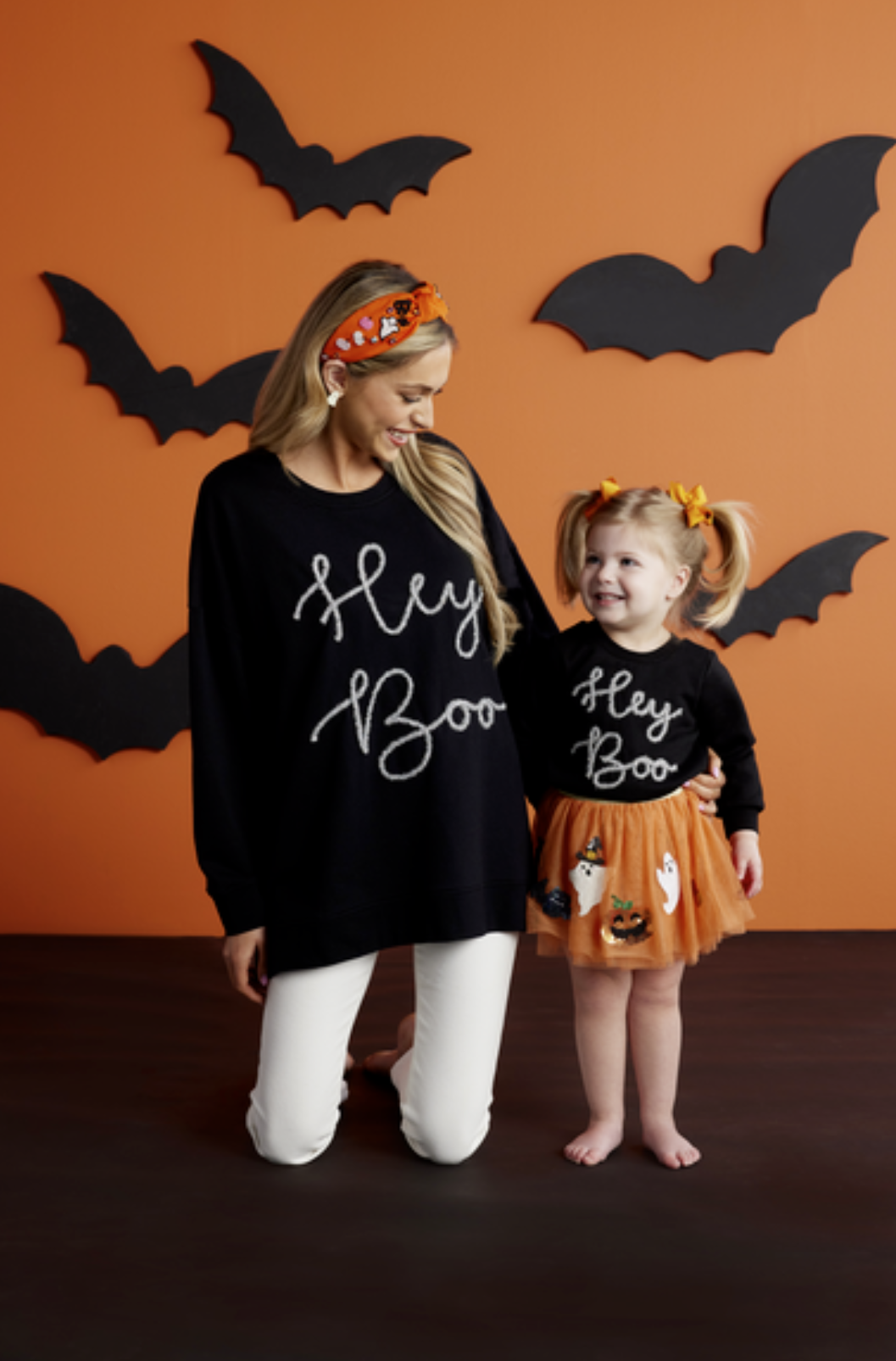Hey Boo Sparkle Sweatshirt - Kids