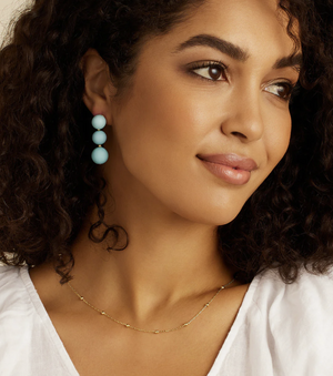 Gorjana Iris Earrings - Turquoise