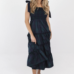 Katrina Tie Strap Midi Dress