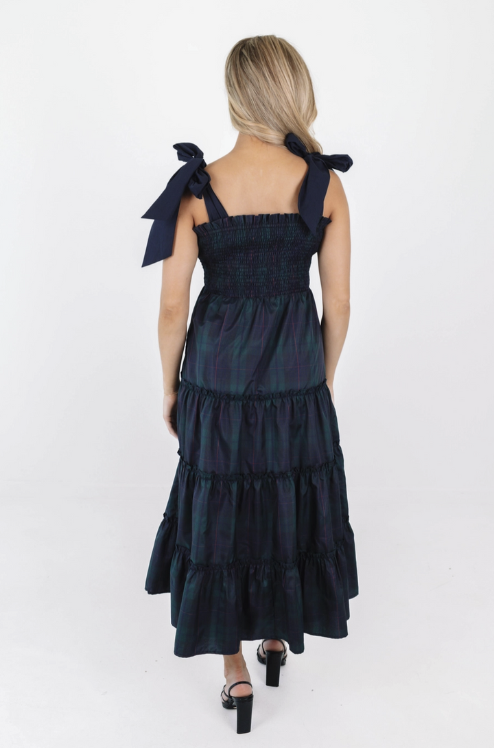 Katrina Tie Strap Midi Dress