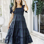 Katrina Tie Strap Midi Dress