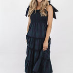 Katrina Tie Strap Midi Dress