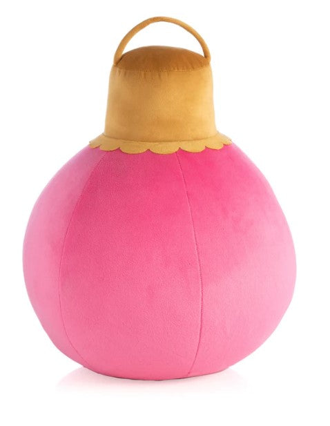 Merry Bauble Large Pillow Pink