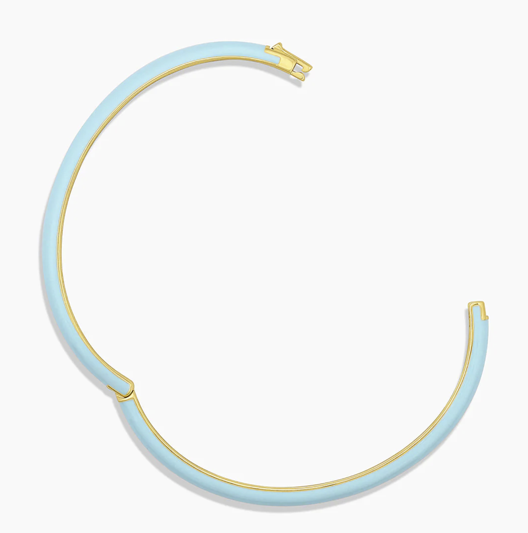 Gorjana Paseo Enamel Cuff - Light Turquoise